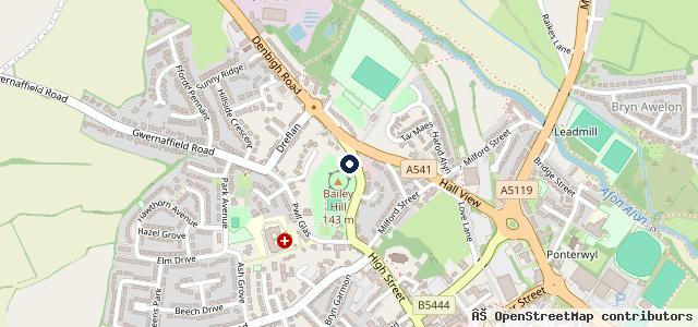 Map showing the location of Vehicle Movement Service