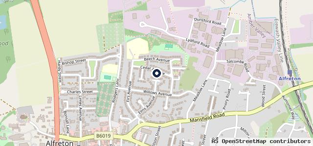 Map showing the location of Connect Recovery