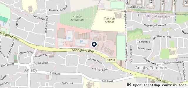Map showing the location of Autologic Hessle Ltd