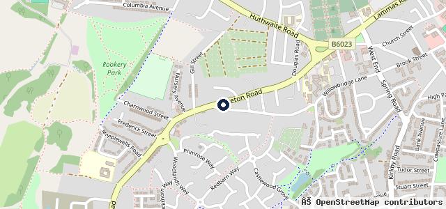 Map showing the location of Springfield Motors
