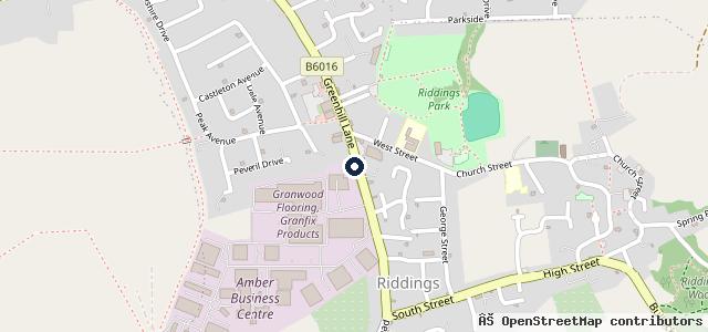 Map showing the location of Leabrooks Motor Services Ltd