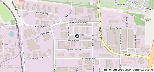 Map showing the location of Aycliffe Service Centre & Recovery