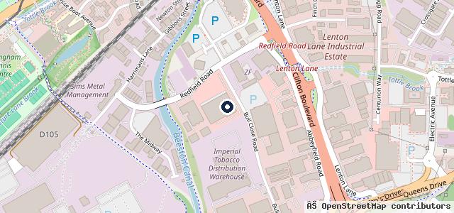 Map showing the location of Evans Halshaw Vauxhall Nottingham