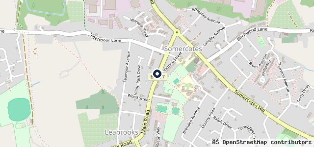 Map showing the location of D & D Vehicle Services