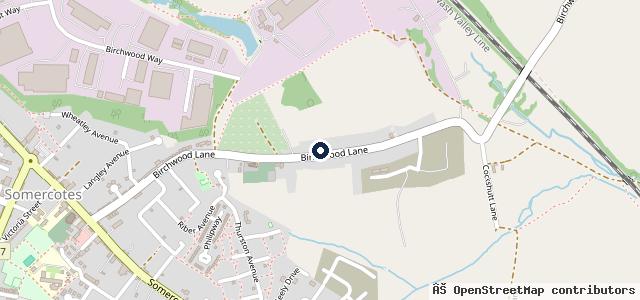 Map showing the location of Midlands Car Centre