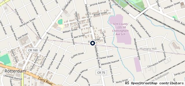 Map showing the location of Caruso's Auto Repair